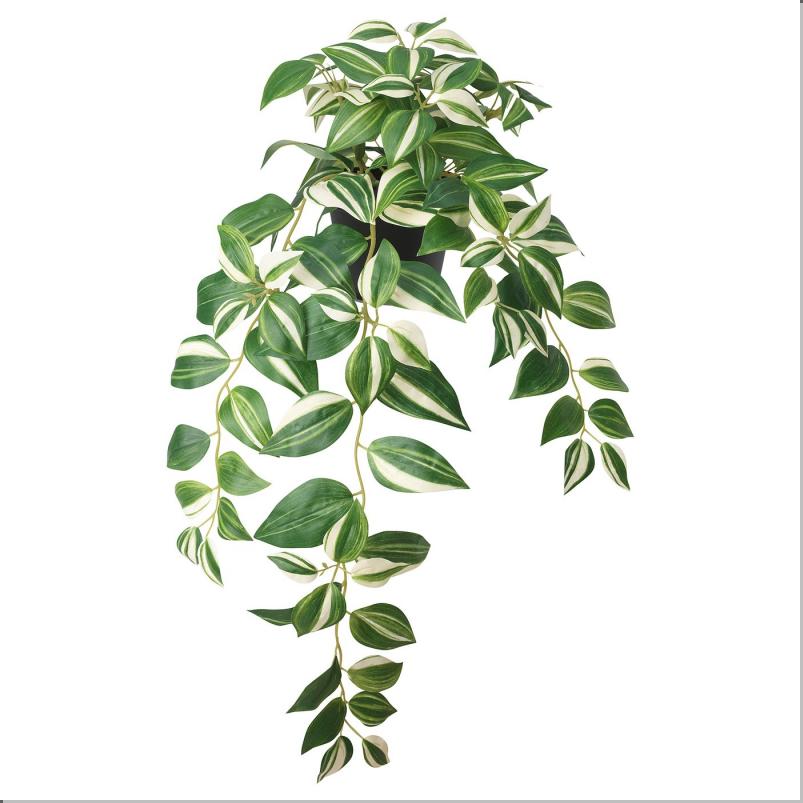 FEJKA フェイカ 人工観葉植物 - 室内/屋外用/トラデスカンチア・ゼブリナ 12cm