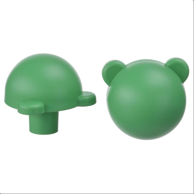 GREJSIMOJS グレイシモイス ノブ - グリーン/クマ 38mm