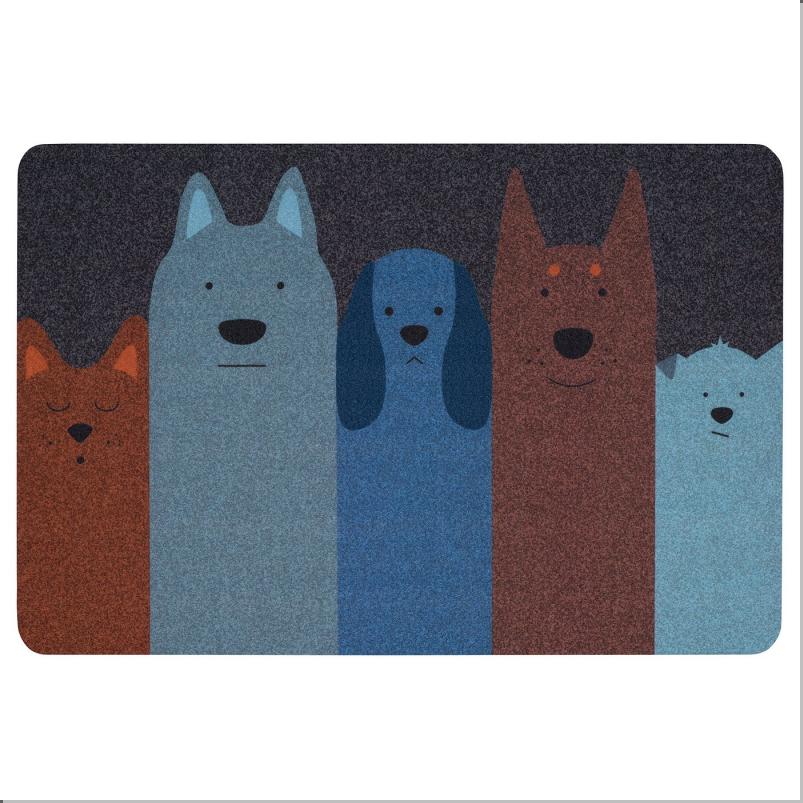 TURISTVÄG トゥリストヴェーグ 玄関マット 室内用 - 犬 40x60 cm