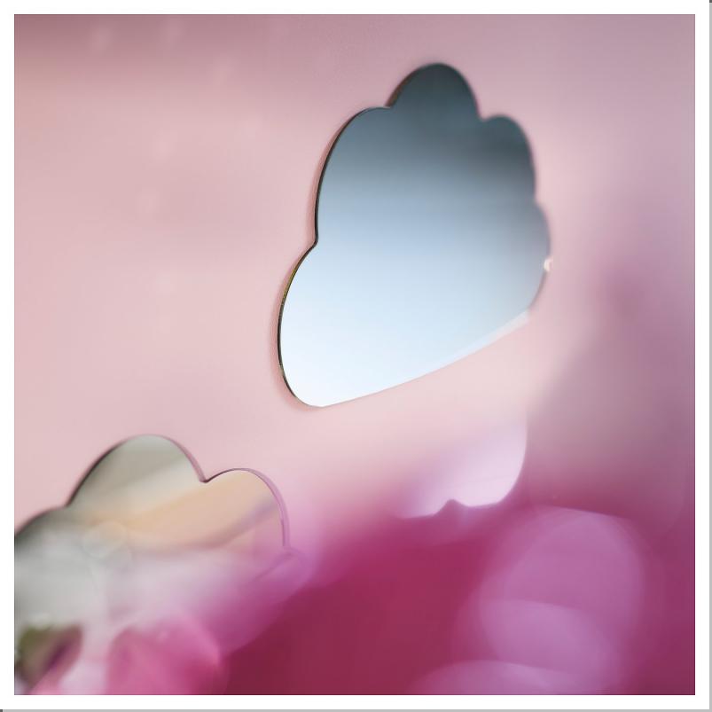 HOLMOARNA ホルムオーアルナ ミラー - 雲形 30x18cm