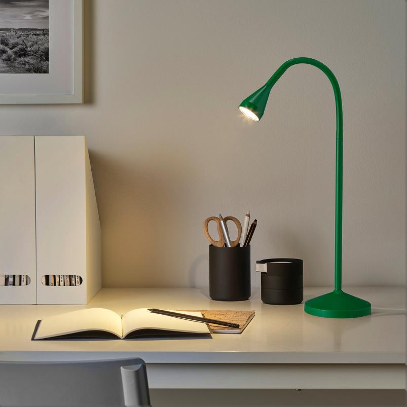 NÄVLINGE ネーヴリンゲ LED照明 デスク用 - グリーン