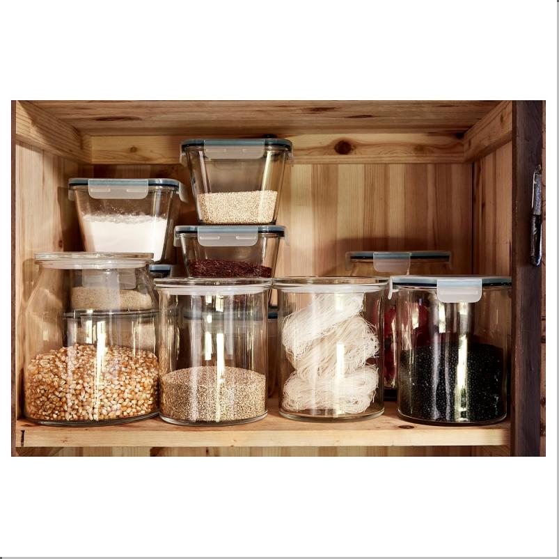 IKEA 365+ ふた付き容器 - ガラス/プラスチック 1.7L