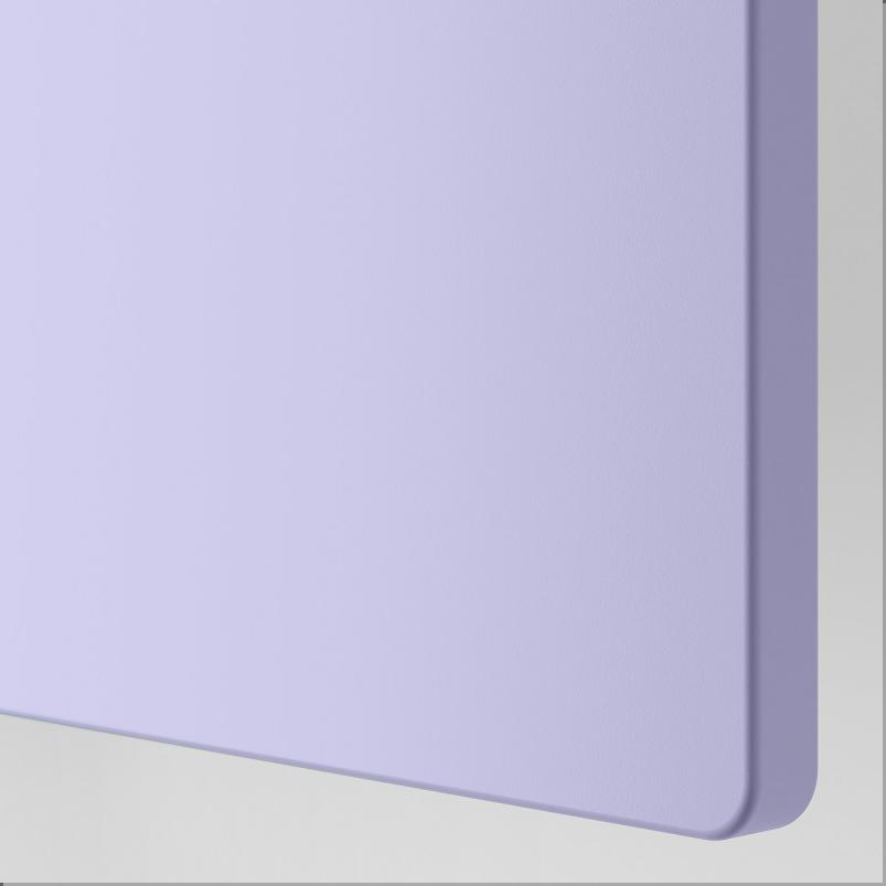 SMASTAD スモースタード / PLATSA プラッツァ 収納コンビネーション - ホワイト/ライラック 棚板6枚付 120x42x123cm