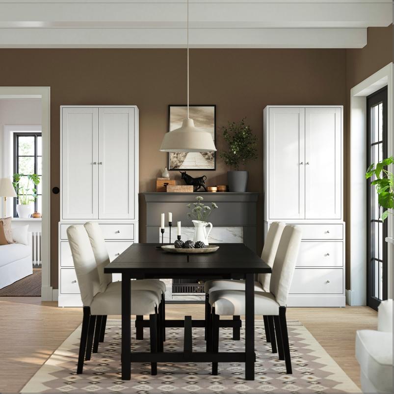 HAVSTA ハーヴスタ 収納コンビネーション 引き出し付 - ホワイト 81x47x212cm