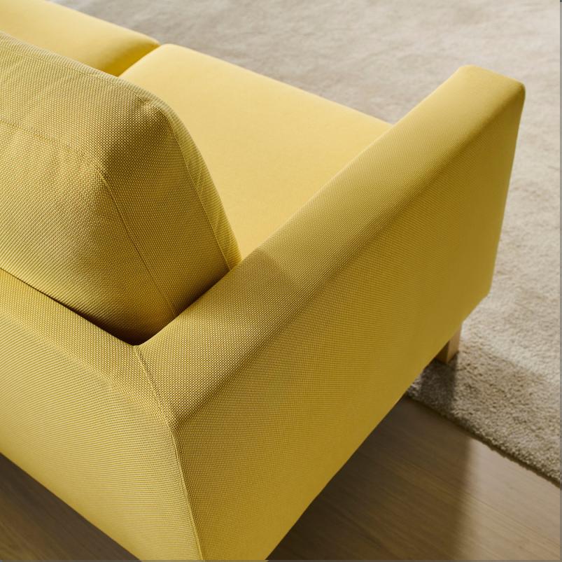 SALTSJOBADEN サルトショバーデン 3人掛けソファ - フリードトゥナ イエロー