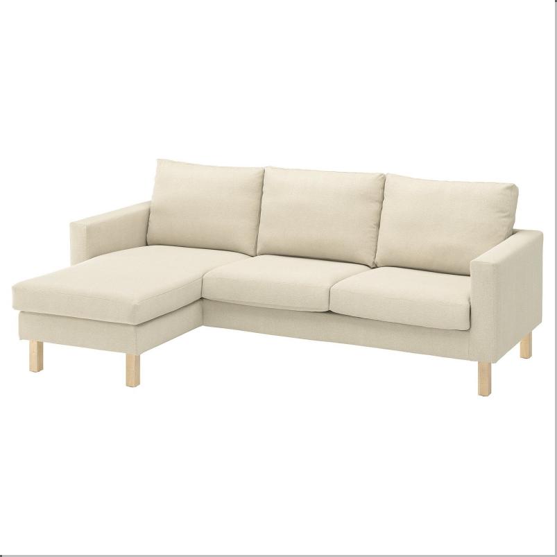 SALTSJOBADEN サルトショバーデン 3人掛けソファ 寝椅子付き - フリードトゥナ ライトベージュ