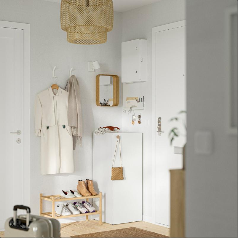 LASTARE ラスタレ 収納コンビネーション - ホワイト 40x42x100cm