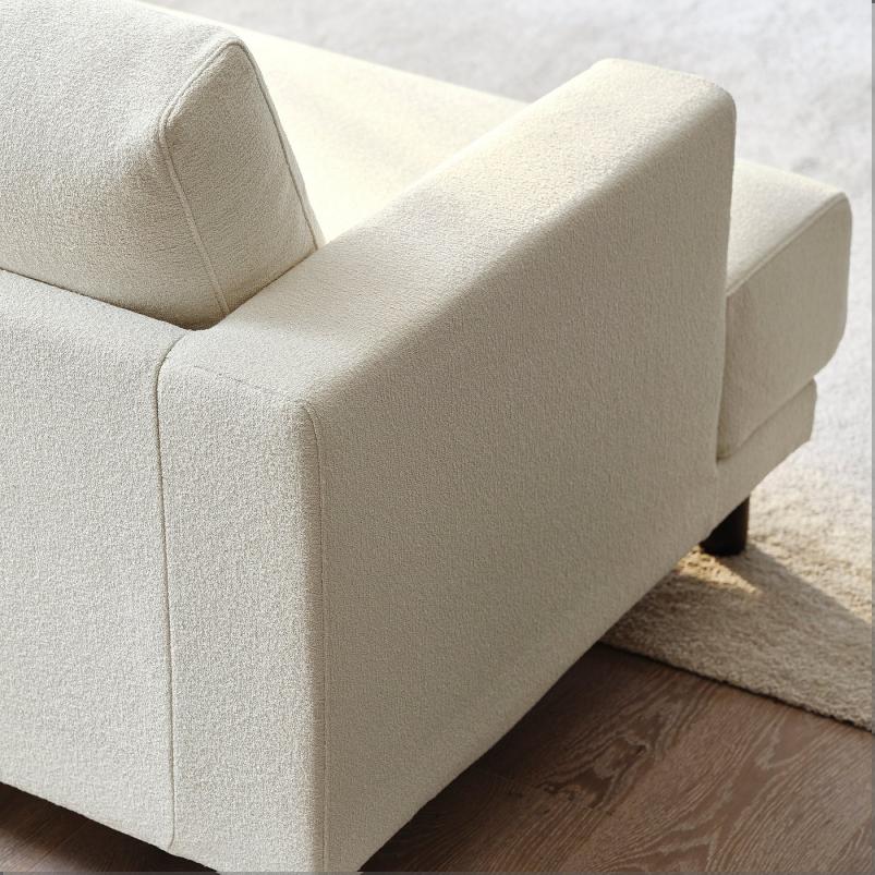 UPPAKRA ウッポークラ 4.5人掛けモジュールソファ - 寝椅子付き 右/アクスヴァラ オフホワイト