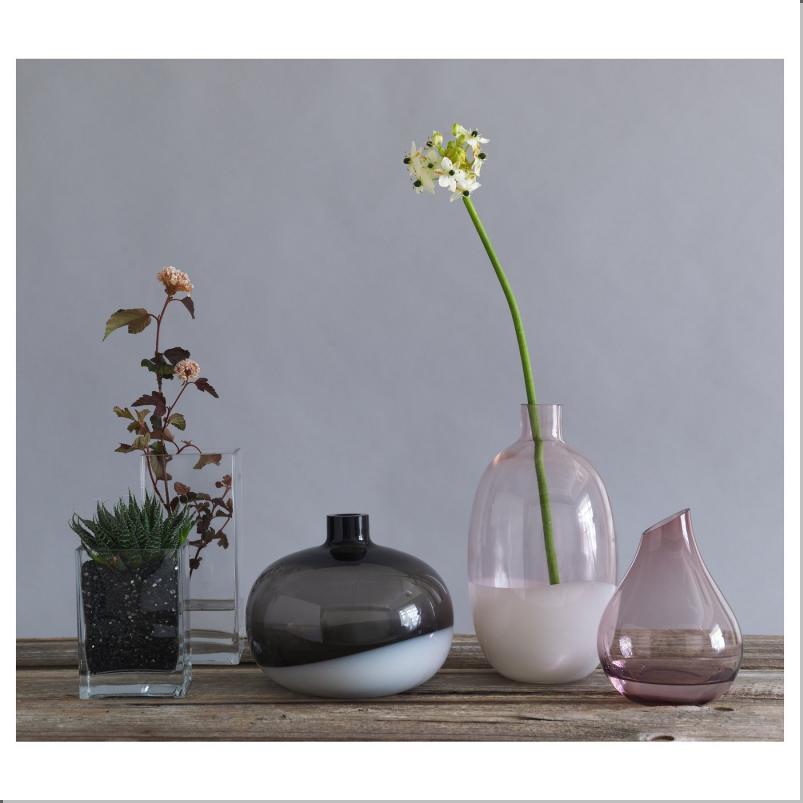 SANNOLIK サンオーリク 花瓶 - ピンク 17cm
