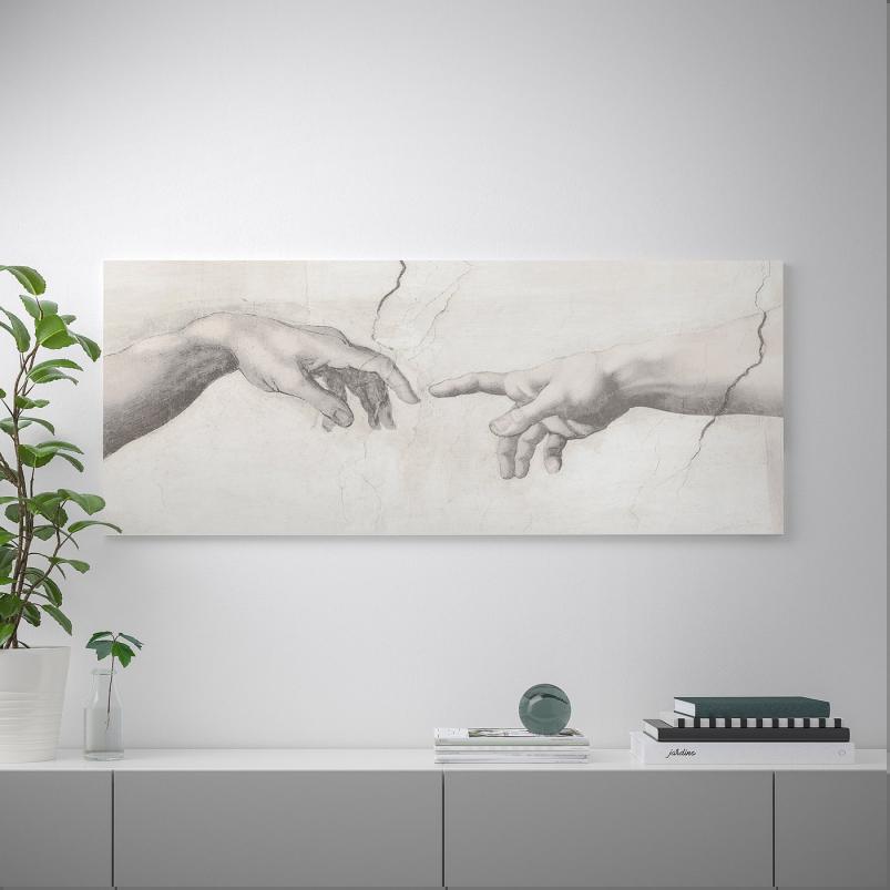BJORKSTA ビョルクスタ アート - タッチ 140x56cm