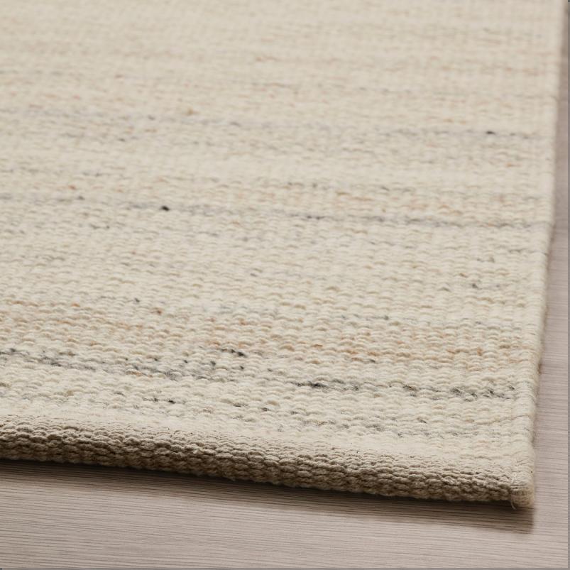 TIDTABELL ティードタベル ラグ 平織り - ベージュ 80x200cm