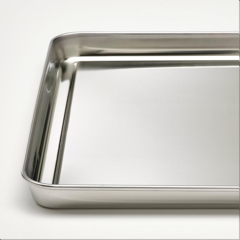 GRILLTIDER グリルティデル サービングトレイ - ステンレススチール 40x30cm
