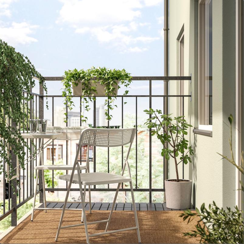 TORPARO トルパロー バルコニーテーブル - ホワイト 50cm