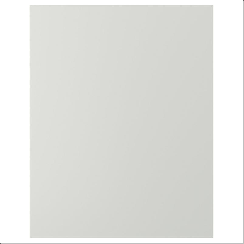 ASPUDDEN アスプウッデン カバーパネル - ライトグレー 63x80cm