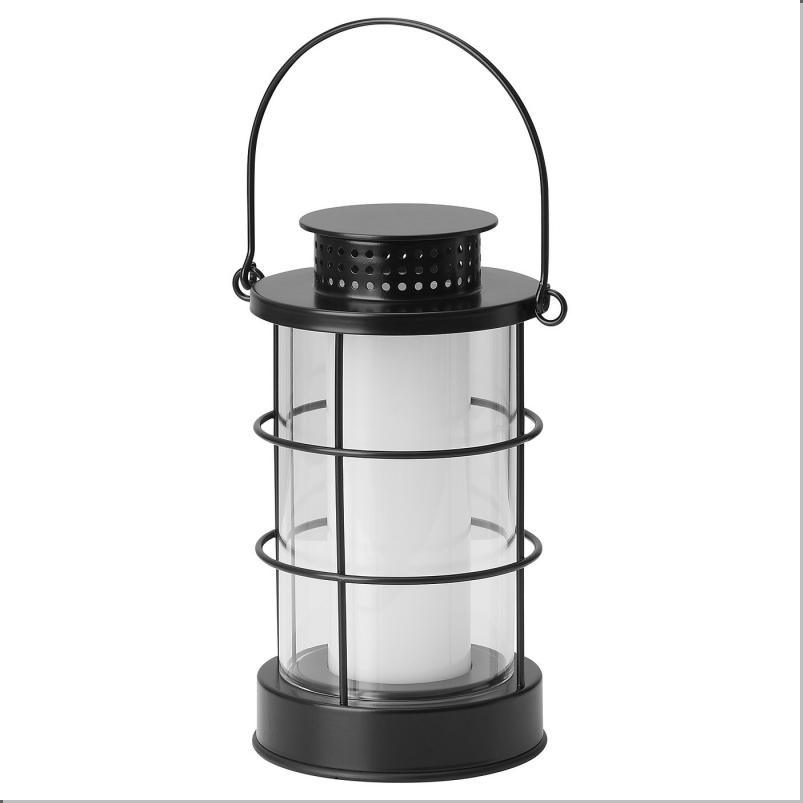 STRALA ストローラ LEDランタン - 屋外用/電池式 ブラック