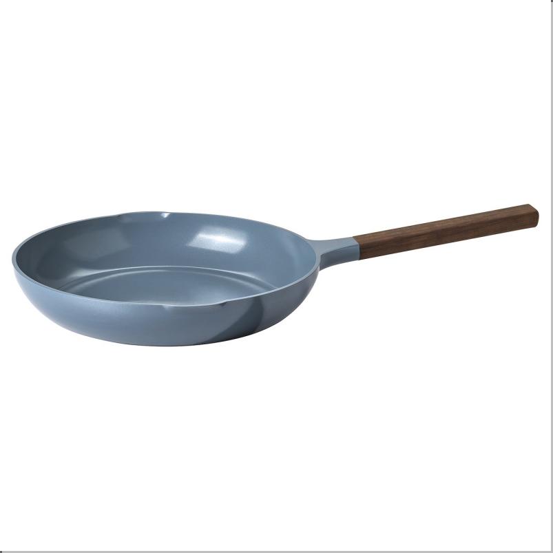 KLIPPFISK クリップフィスク フライパン - こびりつき防止加工/木製 ダークグレーブルー 28cm