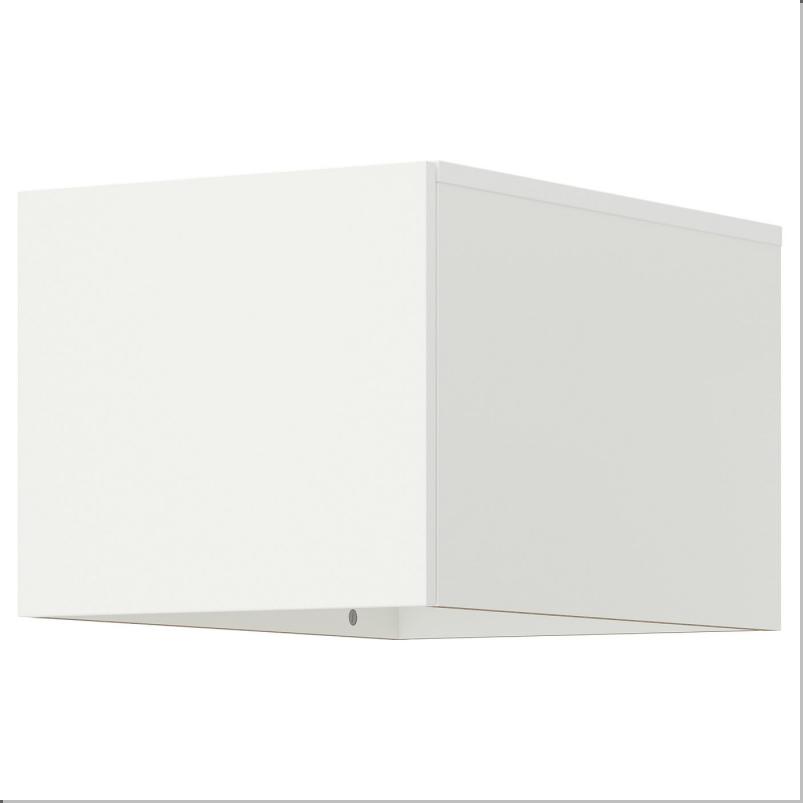 LASTARE ラスタレ 上部追加ユニット 扉付き - ホワイト 40x62x36cm