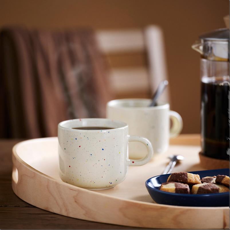 TOBISFISK トビスフィスク マグ - 模様入り/ベージュ 33cl