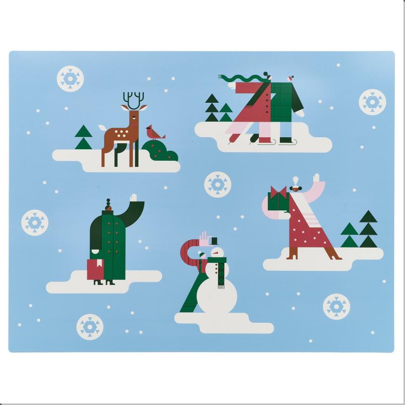 VINTERFINT ヴィンテルフィント ランチョンマット - ウィンター ブルー 45x35cm