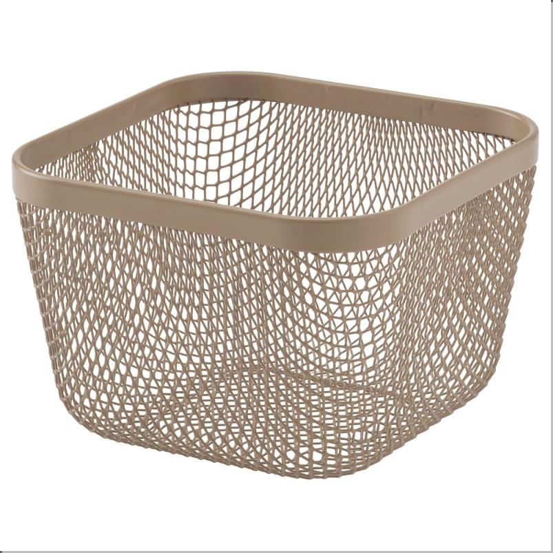 IKEA 365+ 食品保存バスケット - メタル/ライトグレーブラウン 14x14x10 cm