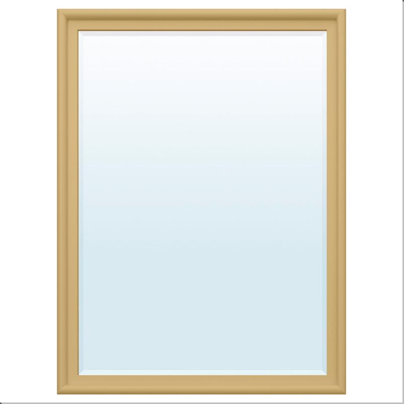PINGSTSYREN ピングストスィレン ミラー - ライトイエローベージュ 60x80cm