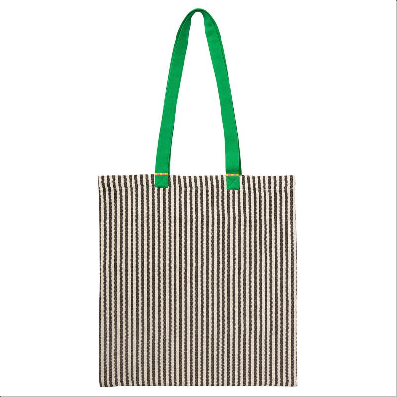 MAVINN メーヴィン バッグ - グリーン/ストライプ ホワイト/ブラック