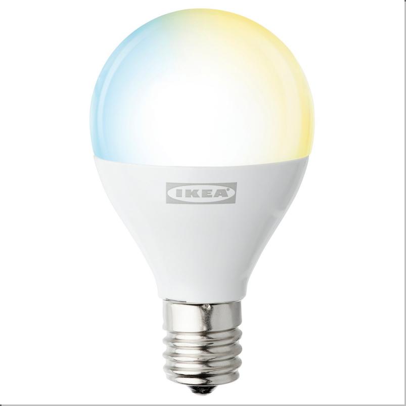 KAJPLATS カイプラッツ LED電球 E17 810ルーメン - スマート ホワイトスペクトラム/球形/オパールホワイト 45 mm