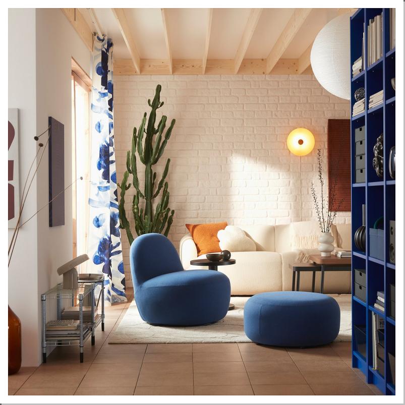 LILLESATER リレセーテル 3人掛けソファ - アクスヴァラ オフホワイト