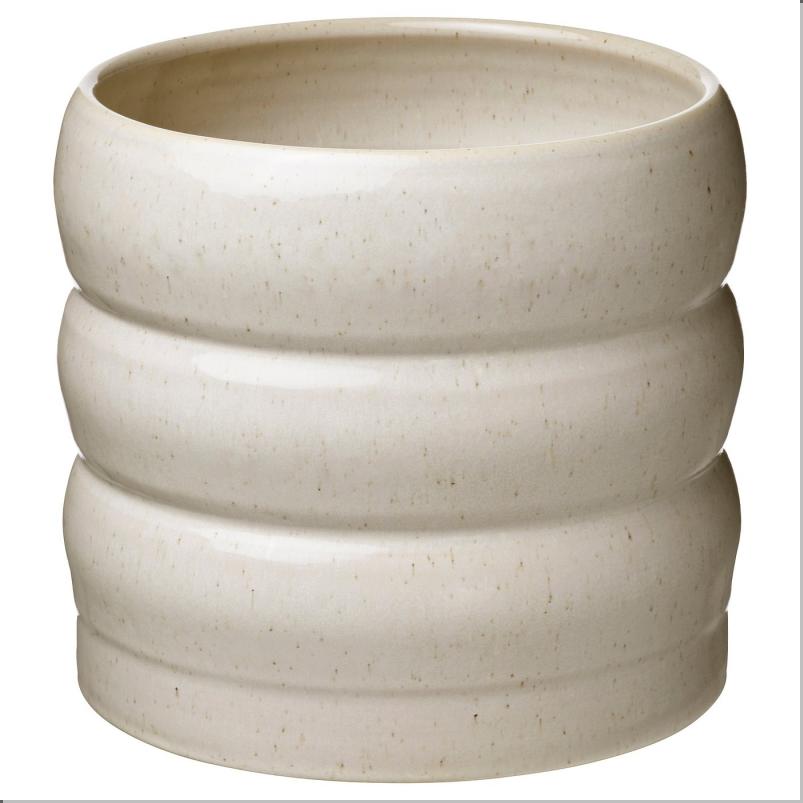 HASSELBUKETT ハッセルブケット 鉢カバー - 室内/屋外用/ベージュ 19cm