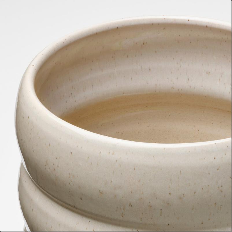 HASSELBUKETT ハッセルブケット 鉢カバー - 室内/屋外用/ベージュ 19cm