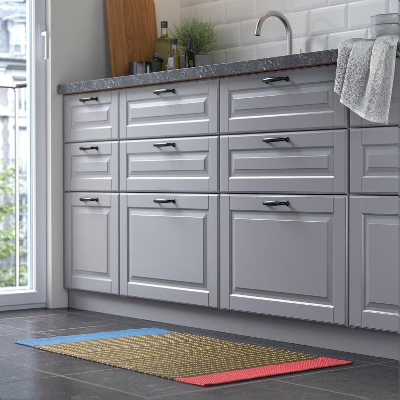 BARTRAD ベルトロード ラグ 平織り - マルチカラー/ストライプ模様 60x90cm