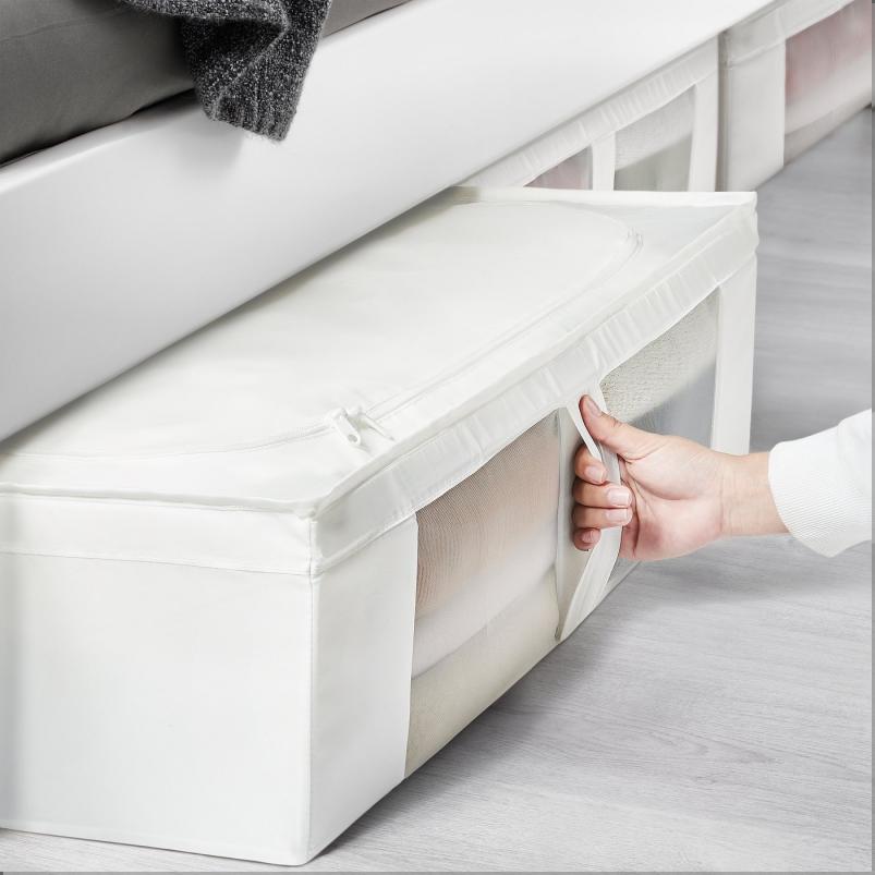 SKUBB スクッブ 収納ケース メッシュ窓付き - ホワイト 65x53x19cm