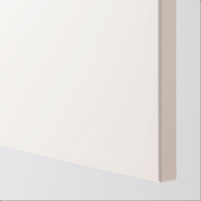 METOD メトード ベースキャビネット シンク用 扉/引き出し前部 - ホワイト/ヴェッディンゲ ホワイト 60x60x80cm