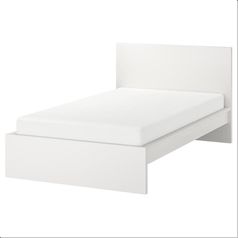 MALM マルム ベッドフレーム - ホワイト/リルヘラン 120x200cm