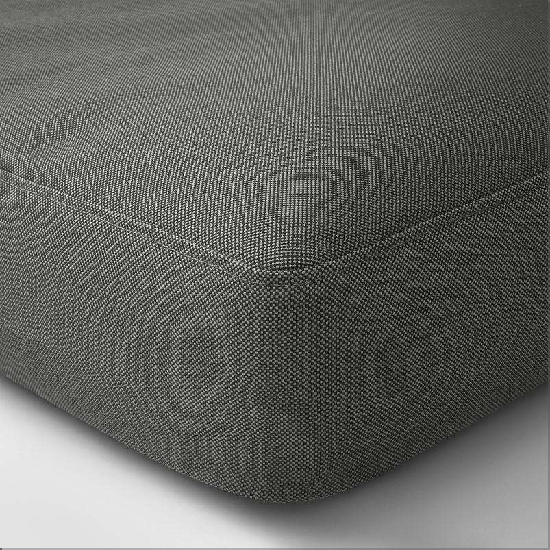 FROSON/DUVHOLMEN フローソーン/デューヴホルメン シートクッション 屋外用 - ダークグレー 62x62cm