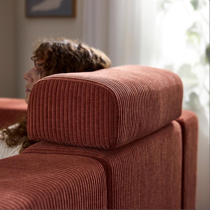 JATTEBO イェッテボ ヘッドレストクッション - サムサーラ ブラウンレッド