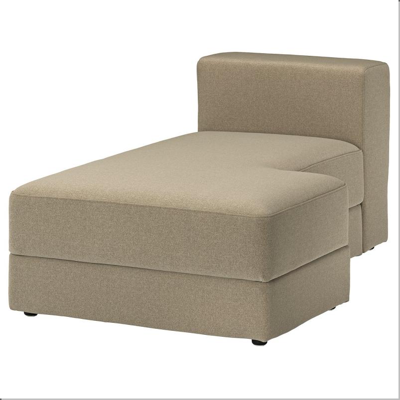 JATTEBO イェッテボ 寝椅子モジュール 右 - ヨハネスホブ ブラウンベージュ