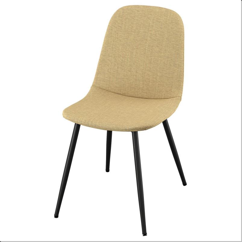 NORDMANSSKAR ノルドマンスシェール チェア - ブラック/リータフォルス イエローベージュ