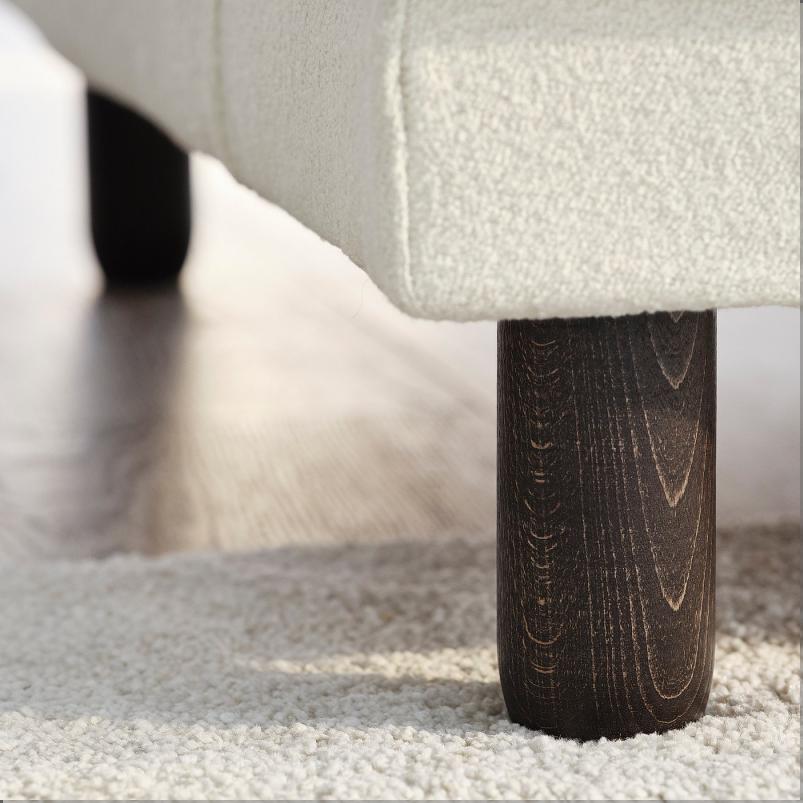 UPPAKRA ウッポークラ 寝椅子モジュール - アームレスト付き 右/アクスヴァラ オフホワイト