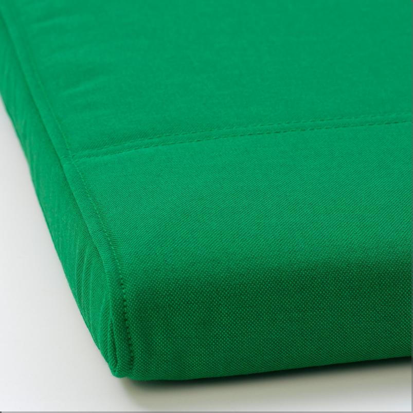 POANG ポエング オットマン - ウォールナット調/ヴィースレ ディープグリーン