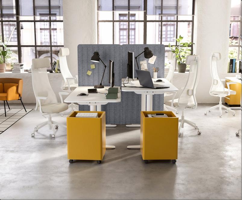 IDASEN イドーセン 引き出しユニット キャスター付き - ゴールデンブラウン 42x61cm