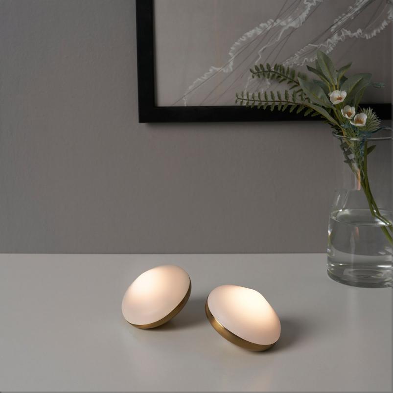 BJORKSPIREA ビョルクスピリア LEDデコレーション照明 - 黄銅色 ダイヤモンド形 2 ピース