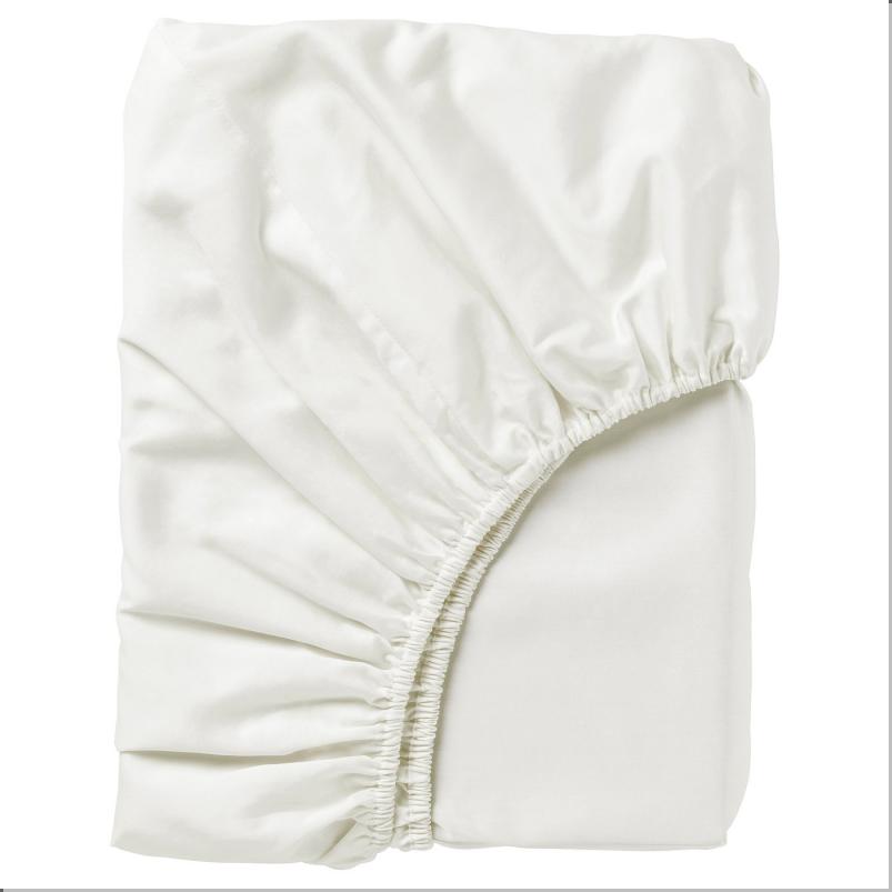 NATTJASMIN ナットヤスミン ボックスシーツ - ホワイト 120x200cm