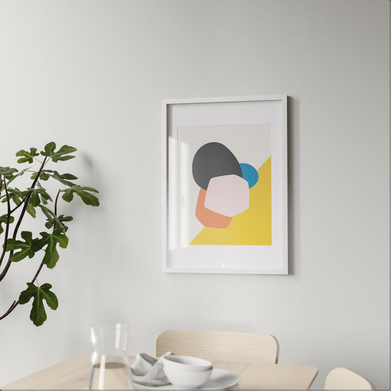 RODALM ローダルム フレーム - ホワイト 50x70cm