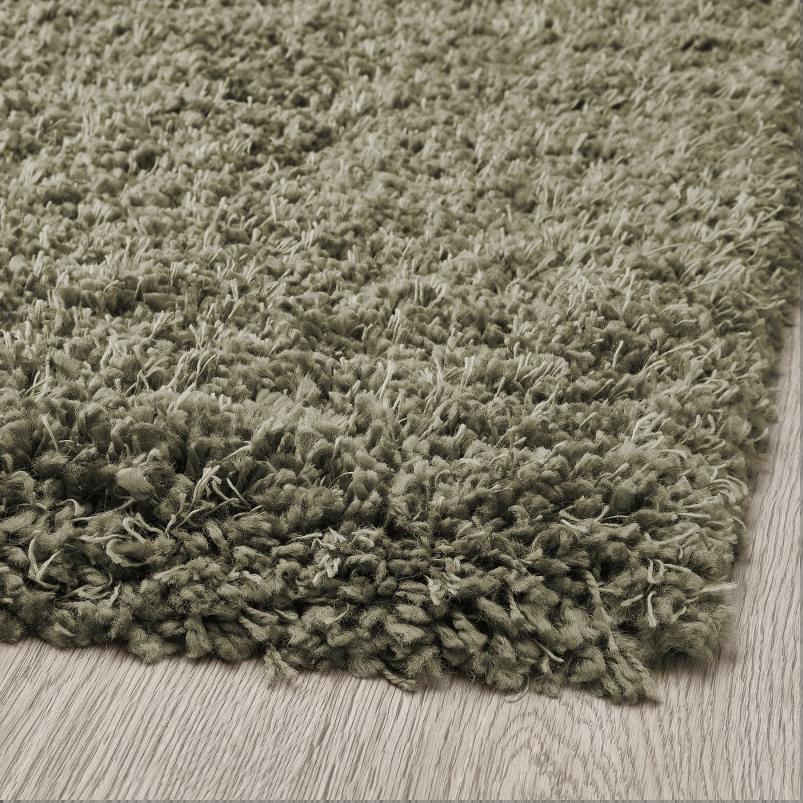 VOLLERSLEV ヴォルルスレヴ シャギーラグ - グレーグリーン 200x300cm