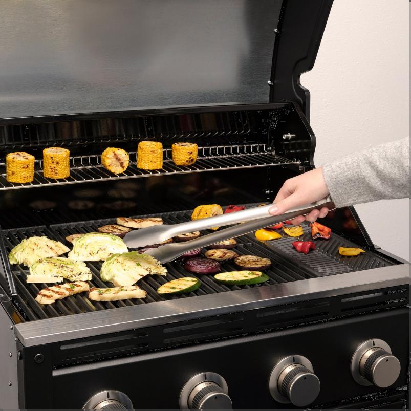 GRILLTIDER グリルティデル バーベキュー調理用ツール3点セット - ステンレススチール
