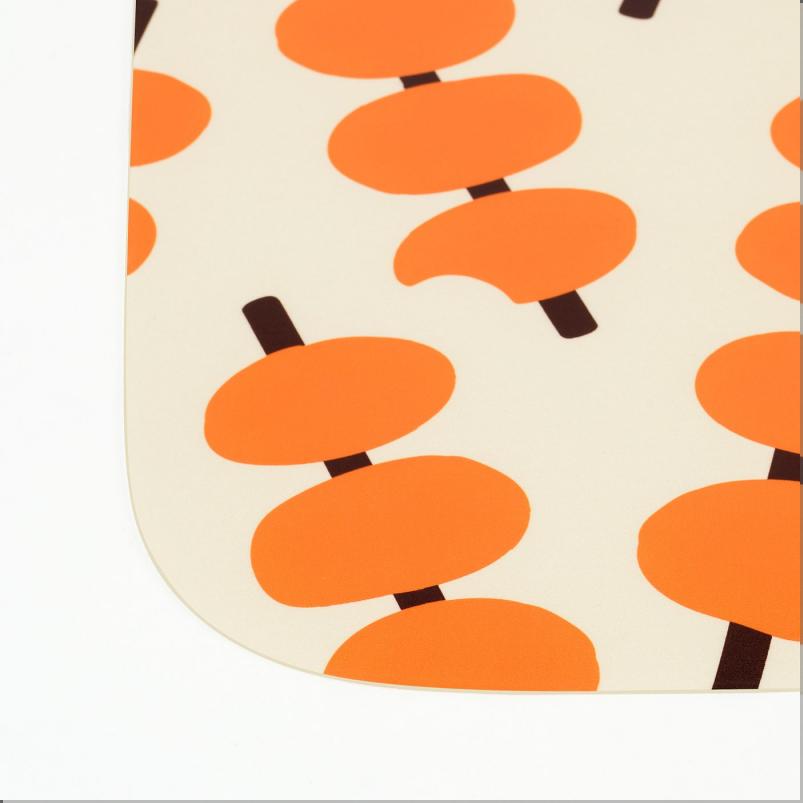 FOSSTA フォスッタ ランチョンマット - レッド/サンザシあめ 45x35cm
