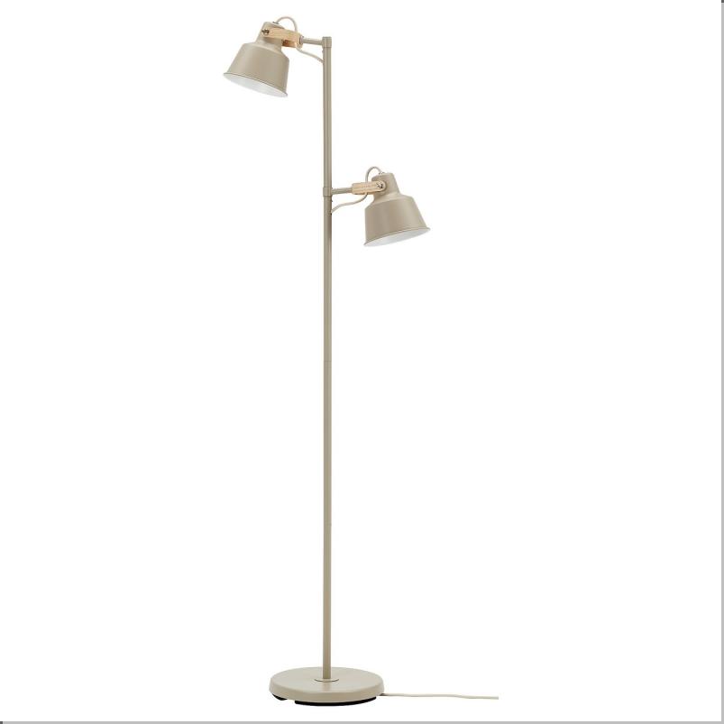 SJOMAKT ショーマクト フロアランプ 2スポット - ベージュ/アッシュ
