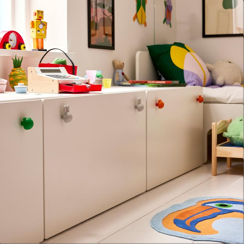 GREJSIMOJS グレイシモイス ノブ - ライトグレー/ウサギ 38mm