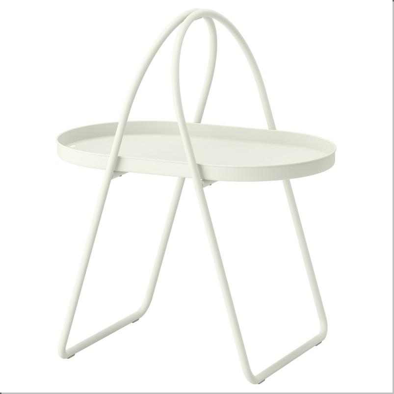 MABARSSKAR モーベルスシェール コーヒーテーブル - 屋外用 室内/ホワイト 61x41cm